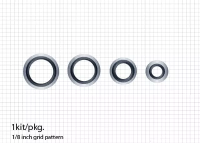 13263327 - : Air Conditioning Thermal Expansion Valve Seal Kit with Tube Seals and Valve Seals for GM Image
