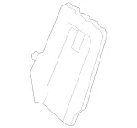 2519200632 - Rear Seat Bench: Backrest Frame for Mercedes-Benz Image