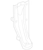 1726260431 - Cowl, Front Panel: Console for Mercedes-Benz Image