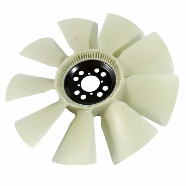 F81Z8600MA - Cooling System: Fan Blade for Ford: E-350 Club Wagon, E-350 Econoline, E-350 Econoline Club Wagon, E-350 Super Duty, E-450 Econoline Super Duty, E-450 Super Duty, E-550 Econoline Super Duty, E-550 Super Duty, Econoline Super Duty, Excursion, F-250 Super Duty, F-350 Super Duty, F-450 Super Duty, F-550 Super Duty Image