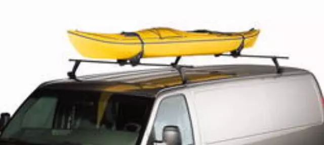 12496916 - Hauling: Roof Luggage Carrier Cross Rail Kit for Chevrolet: Express 1500, Express 2500, Express 3500, Express 4500 | GMC: Savana 1500, Savana 2500, Savana 3500, Savana 4500 Image