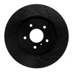 63368008R - : DFC Brake Rotor - Drilled and Slotted - Black for DYNAMIC FRICTION Image