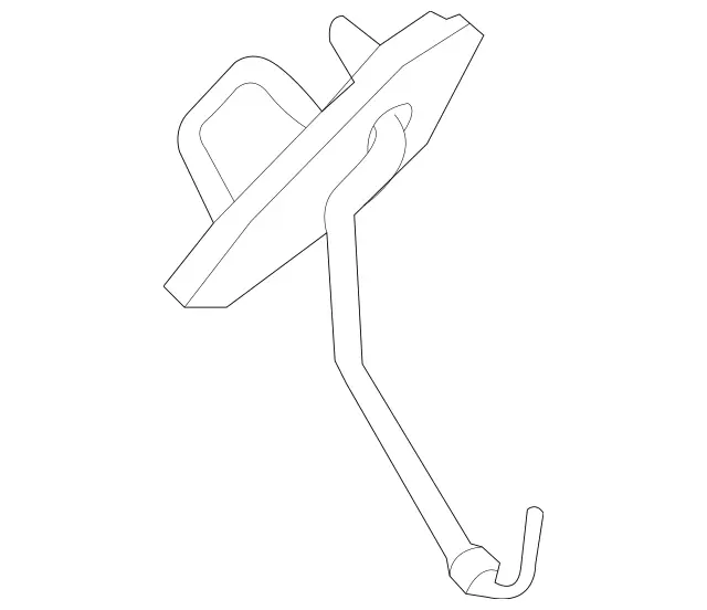 2187500032 - Trunk Lid: Striker for Mercedes-Benz: CLS400, CLS550, CLS63 AMG, CLS63 AMG S Image