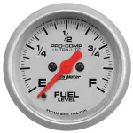 4310 - : GAUGE, FUEL LEVEL, 2 1/16", 0-280O PROGRAMMABLE, ULTRA-LITE for AutoMeter Image