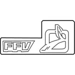 2F4Z16098DA - Body: Fender Emblem for Mercury: Sable Image