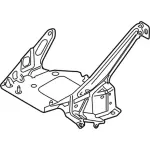8S4Z6K034A - Engine: Reinforced Plate for Ford: Focus, Transit Connect Image