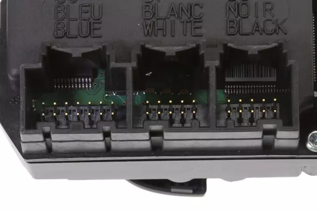 15919073 - Electrical, Lighting and Body: Ebony Driver Side Door Lock and Side Window Switch for ACDelco Image