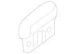 21393600009051 - Body: Lock Cover for Mercedes-Benz Image