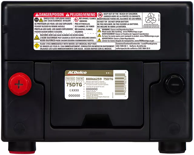 88866259 - : Vehicle Battery for GM Image