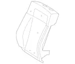 2129102916 - Driver Seat: Padding for Mercedes-Benz Image