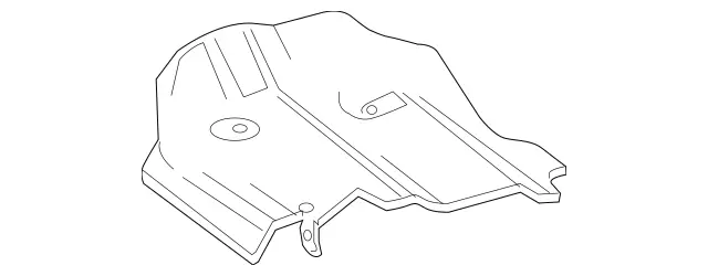 2464660738 - Exhaust System: Heat Shield for Mercedes-Benz: CLA250, GLA250 Image image