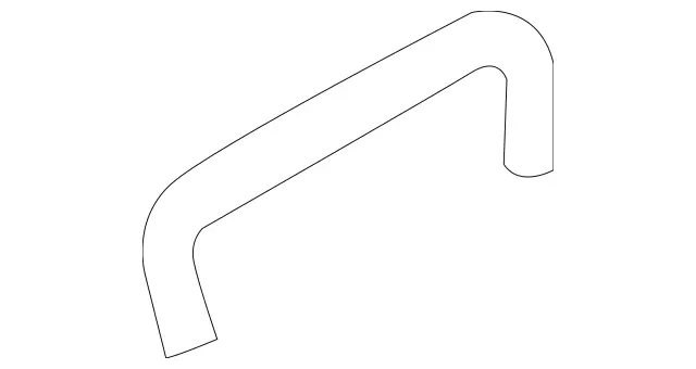 642141048364 - Emission System: Coolant Hose for Mercedes-Benz: Sprinter 2500, Sprinter 3500, Sprinter 3500XD Image image