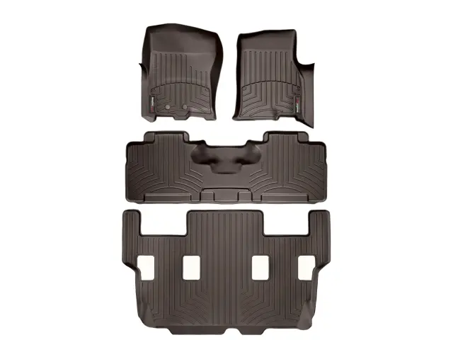 4735314710726 - Accessories: Cocoa FloorLiner™ DigitalFit®, Front, 2nd Row &amp; 3rd Row for WeatherTech Image