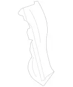 20968001369D59 - Body: Lower Trim for Mercedes-Benz Image