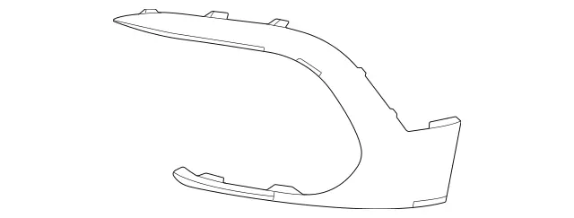 2478853803 - Attachment Parts: Trim, Bumper for Mercedes-Benz: GLB250, GLB35 AMG Image image