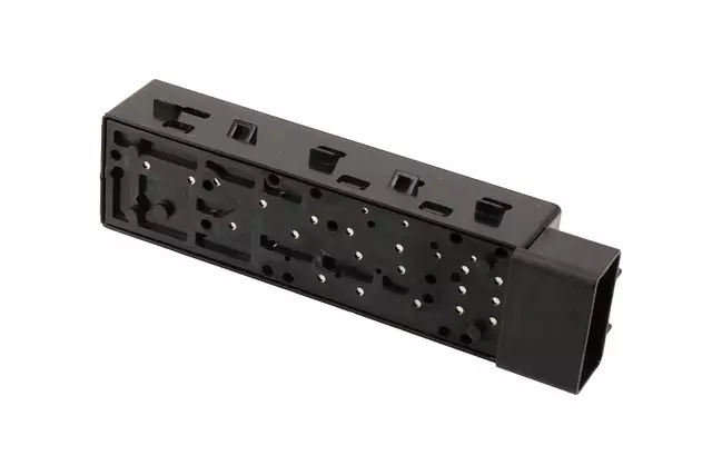 12451497 - Body: Adjust Switch for Buick: Enclave, LaCrosse, Lucerne | Cadillac: CTS, DTS, Escalade, Escalade ESV, Escalade EXT | Chevrolet: Avalanche, Captiva Sport, Impala, Impala Limited, Malibu, Monte Carlo, Silverado 1500, Silverado 2500 HD, Silverado 3500 HD, Suburban 1500, Suburban 2500, Tahoe, Traverse | GMC: Acadia, Acadia Limited, Sierra 1500, Sierra 2500 HD, Sierra 3500 HD, Yukon, Yukon XL 1500, Yukon XL 2500 | Saturn: Aura, Outlook, Vue Image