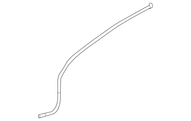 2046390494 - Sliding Sunroof: Hose Line for Mercedes-Benz: C250, C300, C350, GLK250, GLK350 Image image