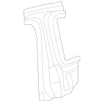 2046372124 - : B-Pillar, Outer for Mercedes-Benz Image