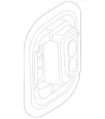2479980100 - Heating and Ventilation: Feed-Through Grommet for Mercedes-Benz: 180A, 180b, 220a, A220, A35 AMG, CLA250, CLA35 AMG, CLA45 AMG, CLA45 AMG S, EQB 250+, EQB 300, EQB 350, GLA250, GLA35 AMG, GLA45 AMG, GLB250, GLB35 AMG Image