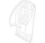 20591004008T32 - Body: Seat Back Panel for Mercedes-Benz Image