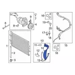 CK4Z19A834B - HVAC: Front AC Line for Ford Image