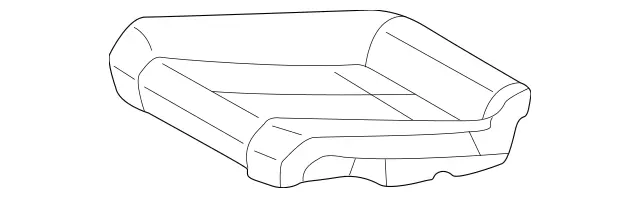 20892004468G70 - Body: Cushion Cover for Mercedes-Benz Image