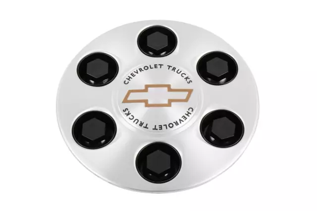 15712387 - : Hub Cap with Bowtie Logo for Chevrolet: Express 1500, Express 2500, Express 3500, Silverado 1500, Silverado 1500 HD, Silverado 2500, Silverado 2500 HD, Silverado 3500, Suburban 1500, Suburban 2500, Tahoe Image