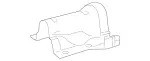2054700347 - : Screening Plate for Mercedes-Benz: C350e, C400, C43 AMG, C450 AMG, E400, E450, GLC300, GLC43 AMG Image