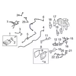 LX6Z9D333S - Emission System: Front Hose for Ford Image