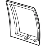 F2UZ1625508D - Body: Window Trim for Ford: E-150 Econoline, E-150 Econoline Club Wagon, E-250 Econoline, E-350 Econoline, E-350 Econoline Club Wagon, E-350 Super Duty, E-450 Econoline Super Duty, Econoline Super Duty Image