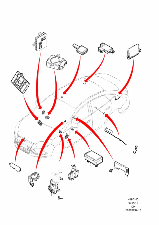 6G9Z15K602F - Electrical: Keyless Entry Receiver for Ford Image