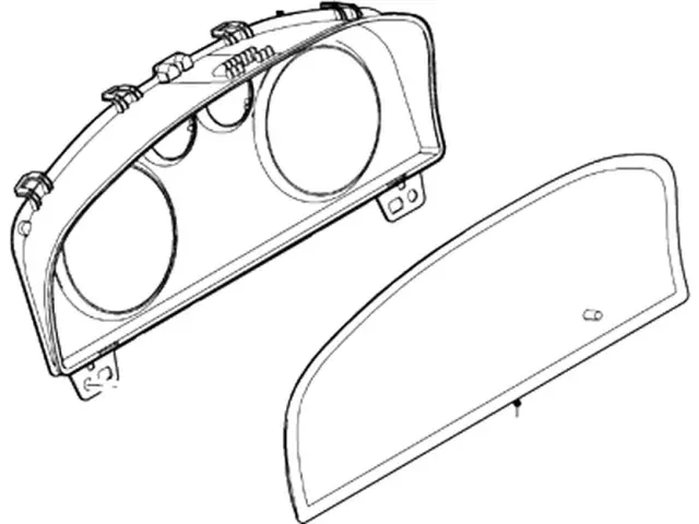 6E5Z10887AA - Body: Cluster Lens for Ford: Fusion | Mercury: Milan Image