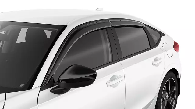 2022-2024 Honda Civic Door Visors Window Deflectors Black Set Of 4 - Honda (08R04-T47-100A)