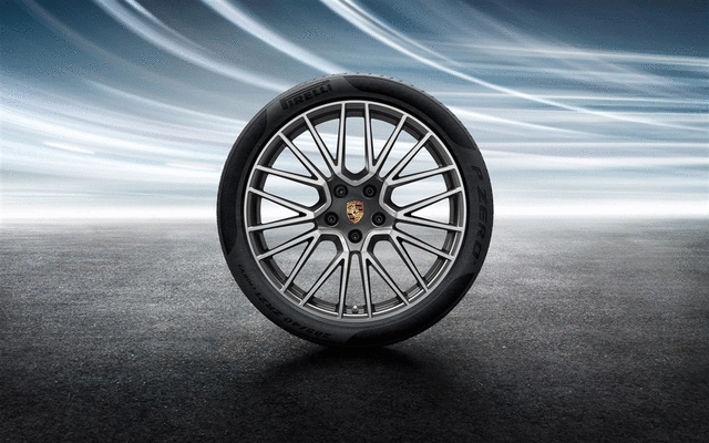 9Y0044661H - Wheels: 21-inch RS Spyder Summer Wheel-and-Tire Set for Porsche: Cayenne Image