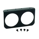 3232 - : GAUGE MOUNTING PANEL, DUAL, 2 5/8", BLACK, ALUMINUM for AutoMeter Image