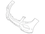 16688500259999 - : Exchange Trim Bumper for Mercedes-Benz Image