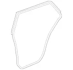 2117300478 - : Sealing Frame for Mercedes-Benz Image