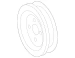 1042050210 - : Belt Pulley for Mercedes-Benz Image