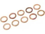 21012386 - : Copper Brake Hose Washer for Buick: Envision, Envista, Regal Sportback, Regal TourX | Cadillac: CT4, ELR, Escalade, Escalade ESV, ESCALADE IQ, OPTIQ, XT4 | Chevrolet: Corvette, Equinox EV, Silverado 1500, Silverado 1500 LTD, Silverado 2500 HD, Silverado 3500 HD, Silverado EV, Suburban, Tahoe, Trailblazer, Trax | GMC: Hummer EV Pickup, Hummer EV SUV, Sierra 1500, Sierra 1500 Limited, Sierra 2500 HD, Sierra 3500 HD, Sierra EV, Yukon, Yukon XL Image