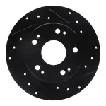 63359029R - : DFC Brake Rotor - Drilled and Slotted - Black for DYNAMIC FRICTION Image