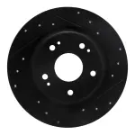 63359068R - : DFC Brake Rotor - Drilled and Slotted - Black for DYNAMIC FRICTION Image