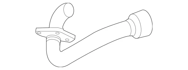 642140240864 - Emission System: Pipe for Mercedes-Benz Image