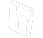 24692019609H64 - Body: Seat Back Cover for Mercedes-Benz Image