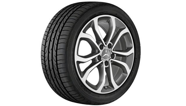 2054010200647756 - Wheels: 5-Spoke Wheel, 43.2 cm (17 inch), Painted for Mercedes-Benz Image