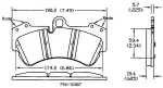 13057148 - : Disc Brake Pad Set for Mercedes-Benz: G550, G550 4x4 | Porsche: Cayenne | Volkswagen: Touareg Image