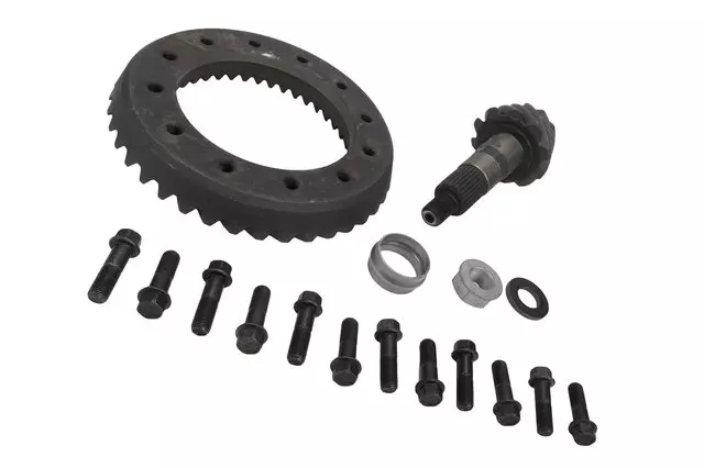 19210931 - Universals &amp; Rear Axle: Ring &amp; Pinion for Cadillac: Escalade, Escalade ESV, Escalade EXT | Chevrolet: Avalanche 1500, Avalanche 2500, Blazer, C1500, C2500, C3500, C3500HD, Express 2500, Express 3500, Express 4500, G10, G20, G30, K1500 Pickup, K2500 Pickup, K3500 Pickup, Silverado 1500, Silverado 1500 Classic, Silverado 1500 HD, Silverado 1500 HD Classic, Silverado 2500, Silverado 2500 HD, Silverado 2500 HD Classic, Silverado 3500, Silverado 3500 Classic, Silverado 3500 HD, Suburban 1500, Suburban 2500, Suburban 3500 HD, Suburban C1500, Suburban C2500, Suburban K1500, Suburban K2500, Tahoe | GMC: C1500 Pickup, C2500 Pickup, C3500 Pickup, C3500HD, G1500, G2500, G3500, K1500 Pickup, K2500 Pickup, K3500 Pickup, Savana 2500, Savana 3500, Savana 4500, Sierra 1500, Sierra 1500 Classic, Sierra 1500 HD, Sierra 1500 HD Classic, Sierra 2500, Sierra 2500 HD, Sierra 2500 HD Classic, Sierra 3500, Sierra 3500 Classic, Sierra 3500 HD, Suburban C1500, Suburban C2500, Suburban K1500, Suburban K2500, Yukon, Yukon XL 1500, Yukon XL 2500 Image