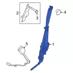 JL3Z63611B08AC - Electrical: Seat Belt Assembly for Ford: F-150 Image