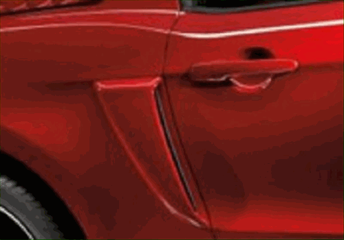 Exterior Trim, Side Quarter Scoops - Ford (vhr3z63279d36ac)