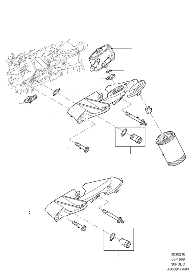 E4FZ6731AB - Engine: Oil Filter for Ford Image