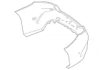21788061009999 - Body: Bumper Cover for Mercedes-Benz Image
